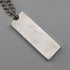 1977 British pure silver Jubilee ingot pendant, 51g, with pure silver twisted chain necklace, J&D
